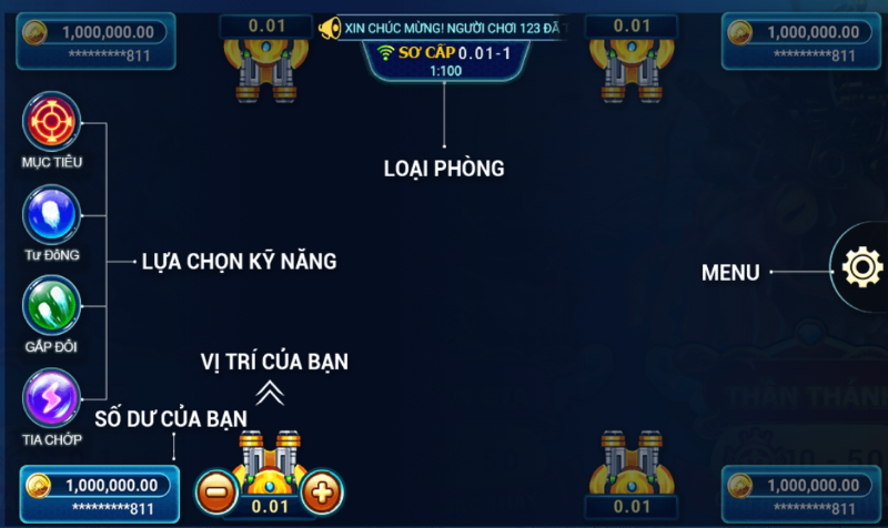bắn cá Fishing War God55