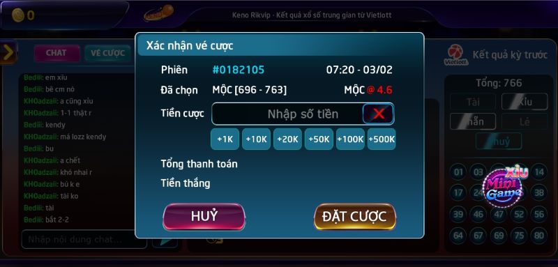 Tính năng thông minh xuất hiện trong trò chơi nhanh Keno  